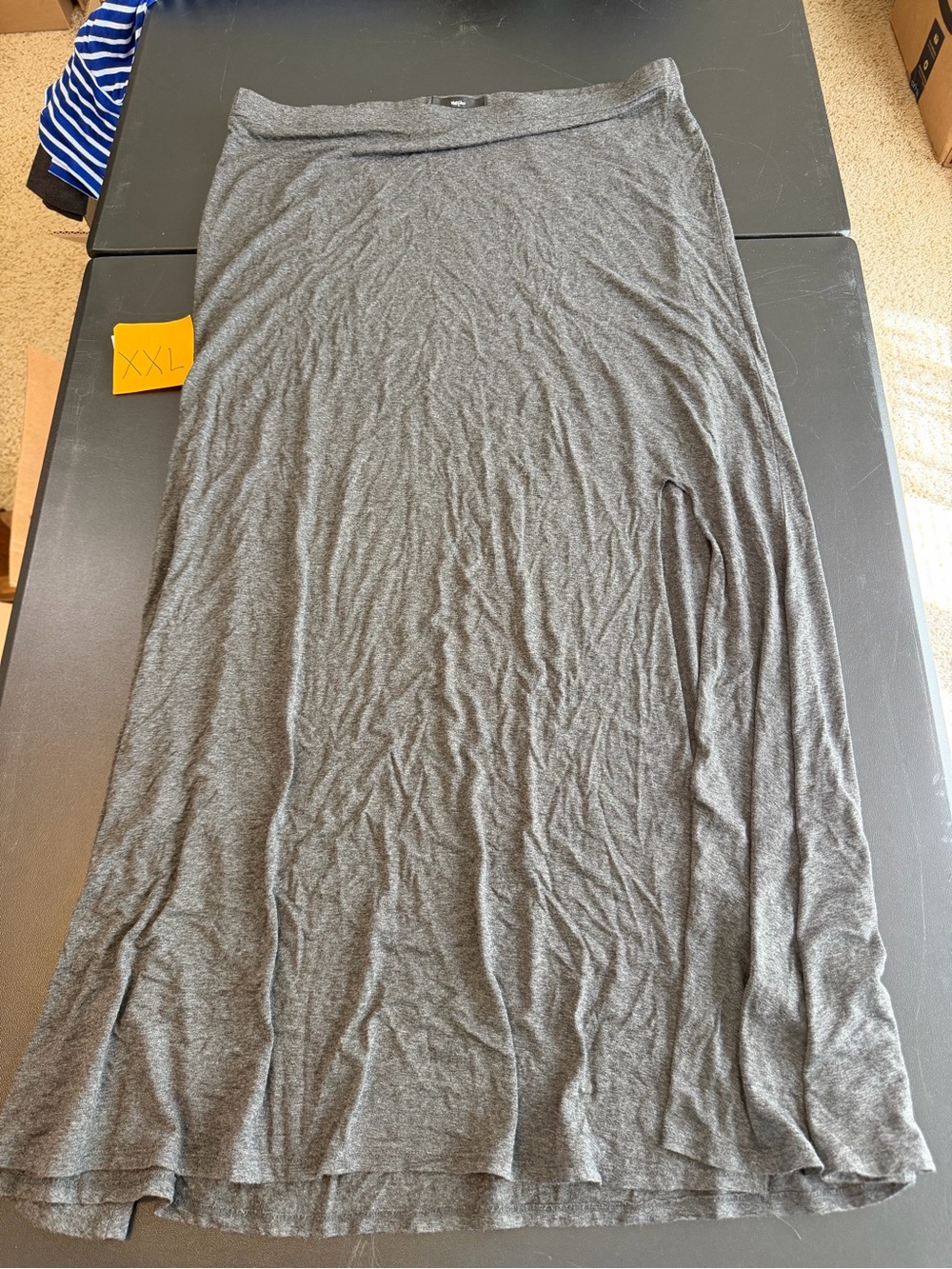 Mossimo Supply Co. Gray Maxi Skirt